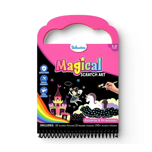 Magical Scratch Art | Unicorns & Princesses (ages 3-8)