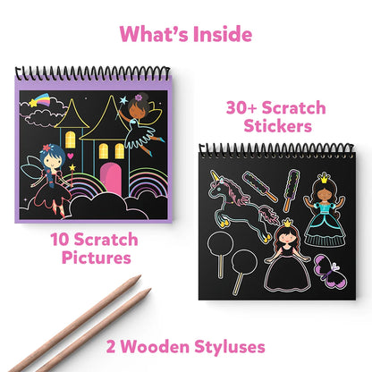 Magical Scratch Art | Unicorns & Princesses (ages 3-8)