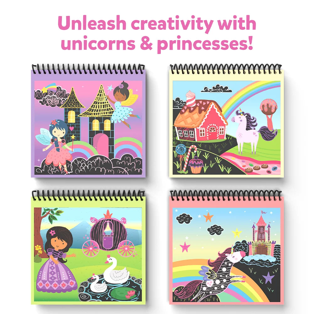 Magical Scratch Art | Unicorns & Princesses (ages 3-8)