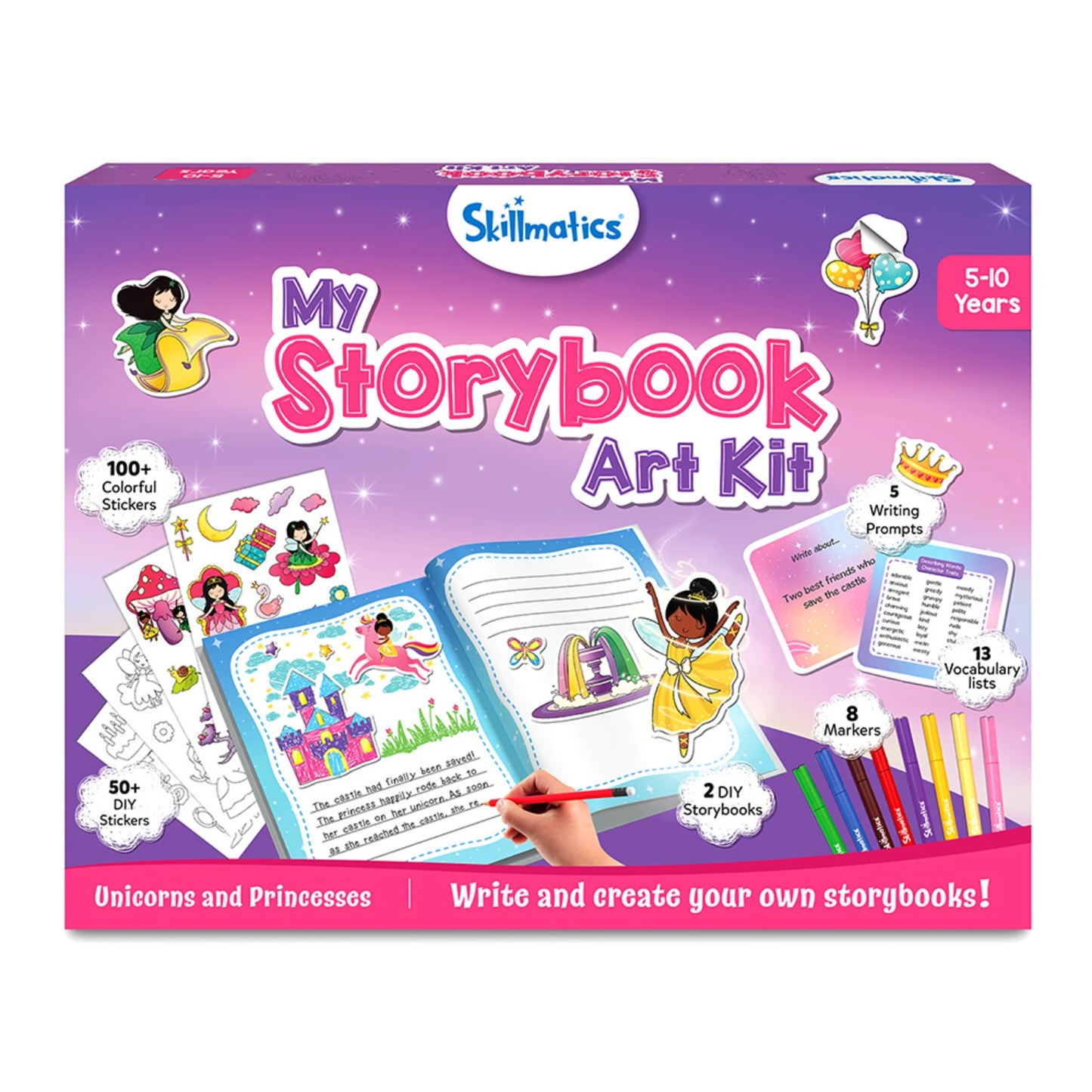 My Storybook Art Kit - Unicorns & Princesses (ages 5-10)