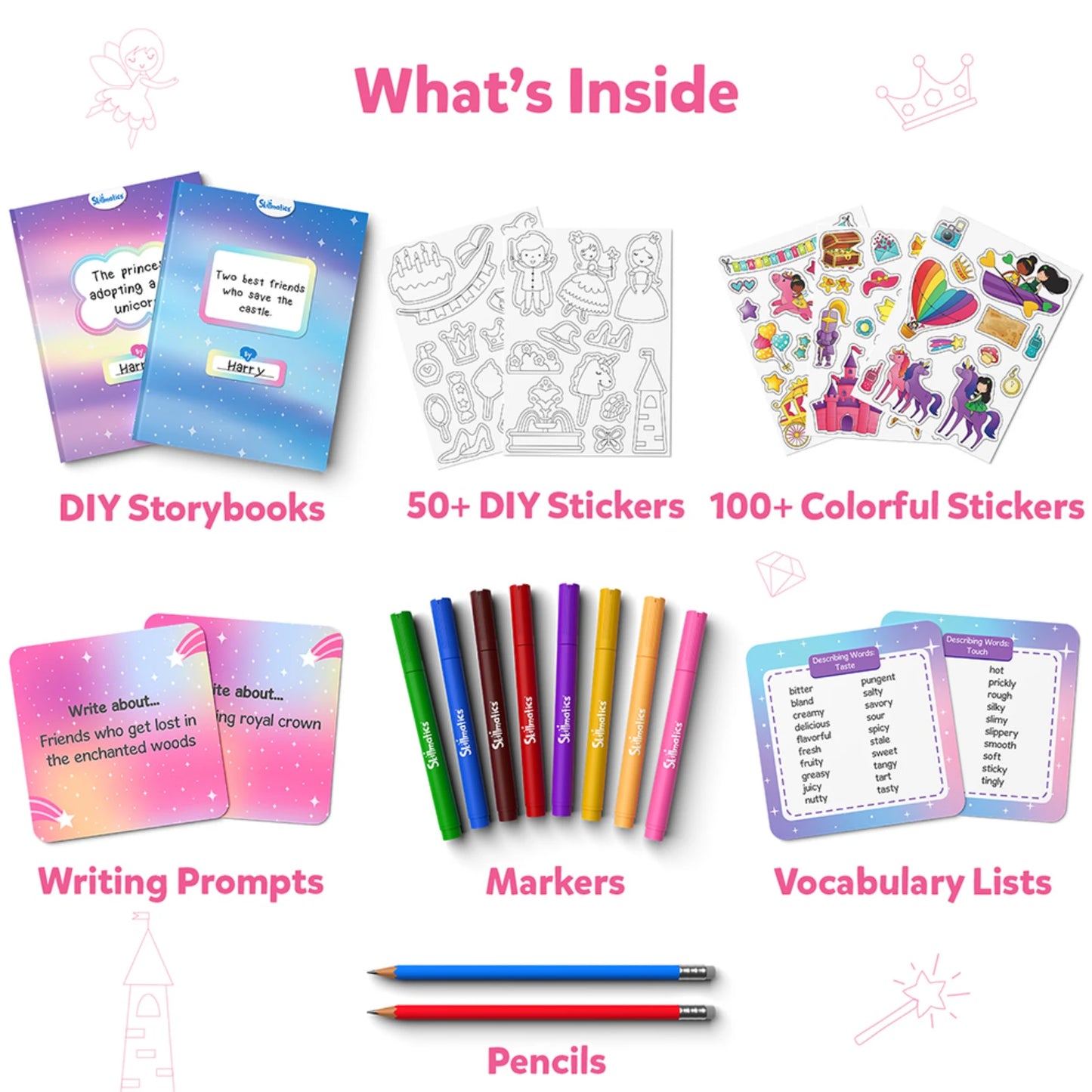 My Storybook Art Kit - Unicorns & Princesses (ages 5-10)