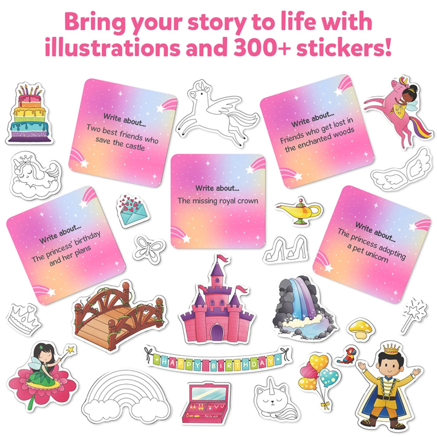 My Storybook Art Kit - Unicorns & Princesses (ages 5-10)
