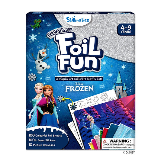 Skillmatics Foil Fun Art Kit for Kids, Disney Frozen, No Mess DIY Creative Activity Set