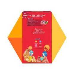 Educational card game box for Science Snippets Kit The Human Body for ages 7 and up