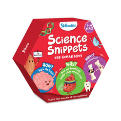 Red hexagonal Science Snippets box from the Science Snippets Kit The Human Body for ages 7+
