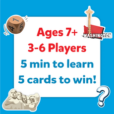 Board game information for Scout it Out The 50 States Trivia Board Game for ages 7 plus