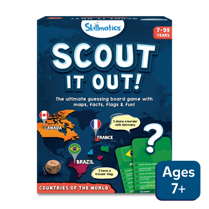 Scout it Out: Countries of The World | Trivia Board Game (ages 7+)