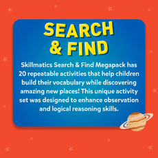 Search and find activity set from Search and Find Megapack Reusable Activity Mats for ages 3-6
