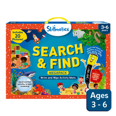 Search and Find activity set for children from Search and Find Megapack Reusable Activity Mats