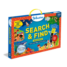 Search and Find activity set for children with reusable mats for ages 3 to 6
