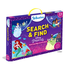 Disney Princess search and find activity set on reusable mats for ages 3 to 6