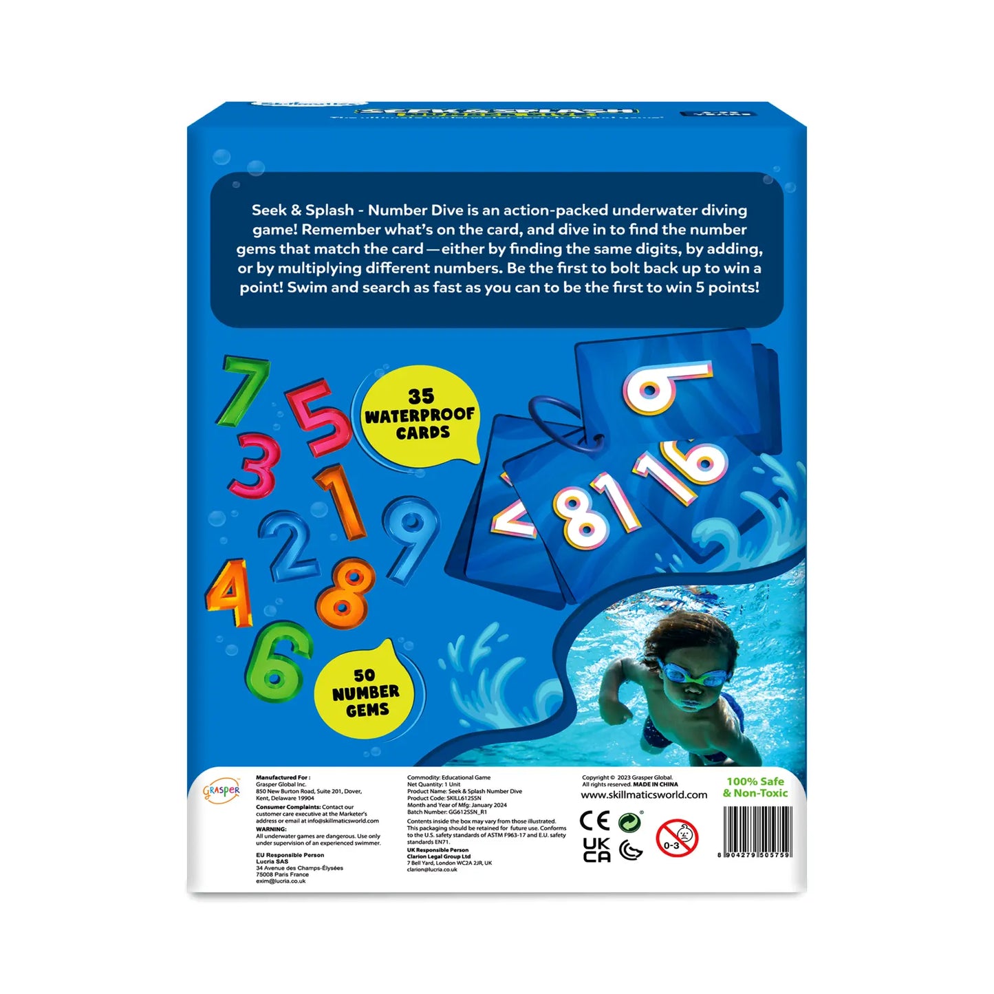 Seek & Splash | Underwater Search and Find Math Game (ages 6+)