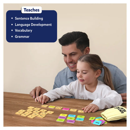 Educational word game for ages 5-8 in Sentence Search Sentence Building Activity