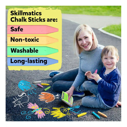 Sidewalk Chalk Activity Kit (ages 3-10)