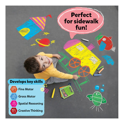 Sidewalk Chalk Activity Kit (ages 3-10)