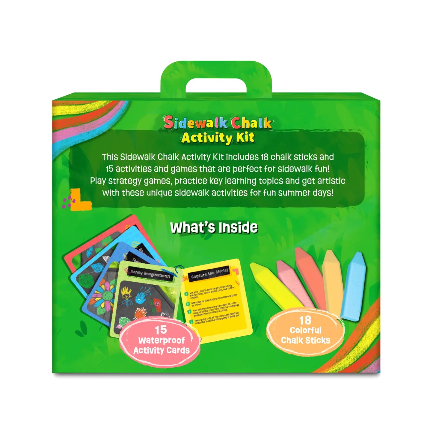 Sidewalk Chalk Activity Kit (ages 3-10)