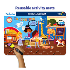 Educational activity mat for Search & Find Sight Words reusable learning game for ages 3-6