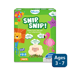Snip-and-paste activity kit for kids from Snip Snip Amazing Animals Art & Craft Kit