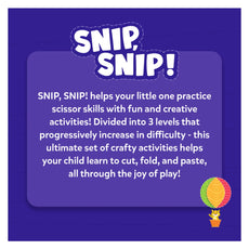 Snip Snip! | Art & Craft Activity Kit (ages 3-7)