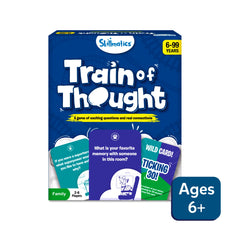 Train of Thought Family Game for conversation starters with kids age 6 and up