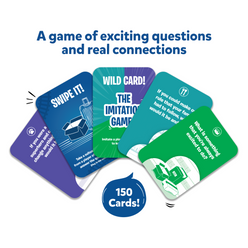 Question card game from Train of Thought family conversation starters for ages 6+