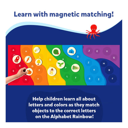 The Alphabet Rainbow | Magnetic Matching Activity (ages 3-6)