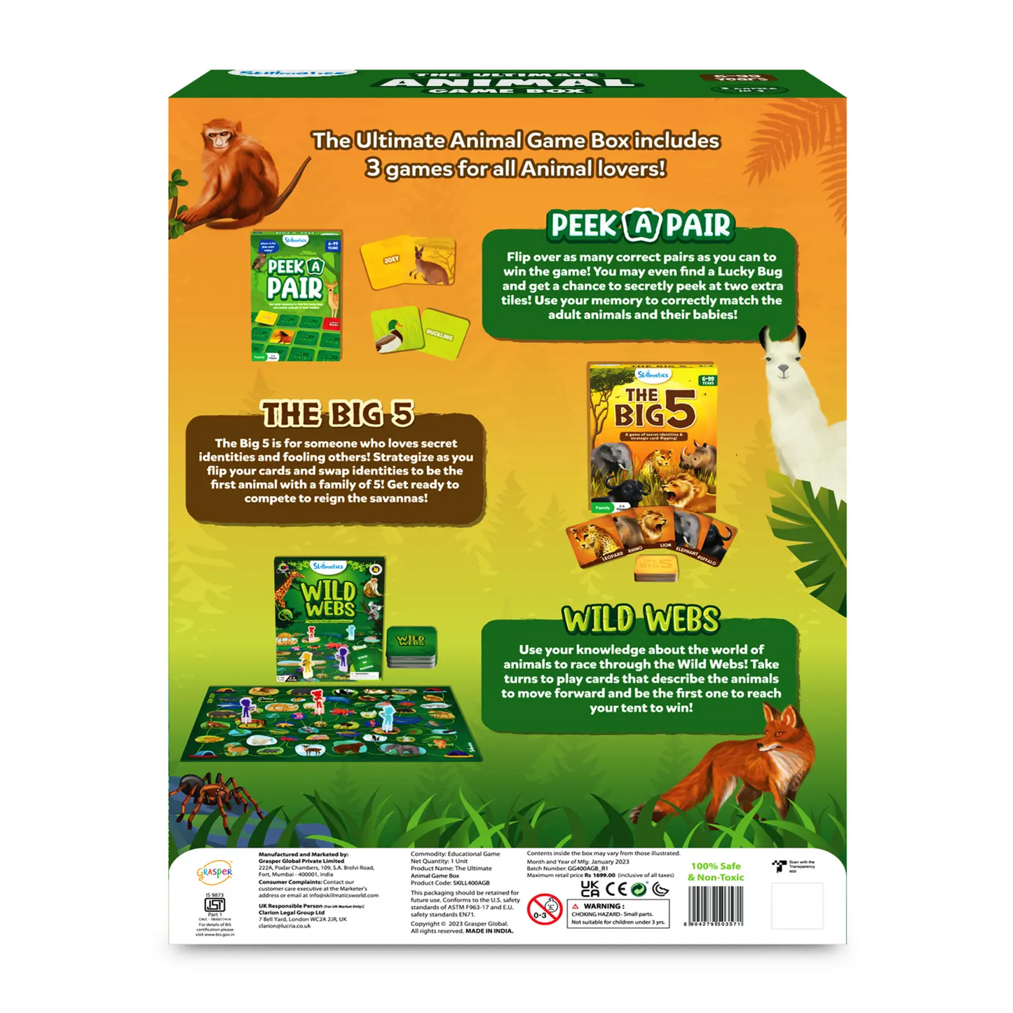 Ultimate Animal Game Box (ages 6+)