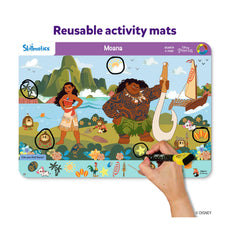 Moana reusable activity mat from Search & Find Disney Princesses for ages 3-6