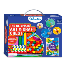 Ultimate art and craft chest for kids ages 6 to 13 featuring supplies and tools