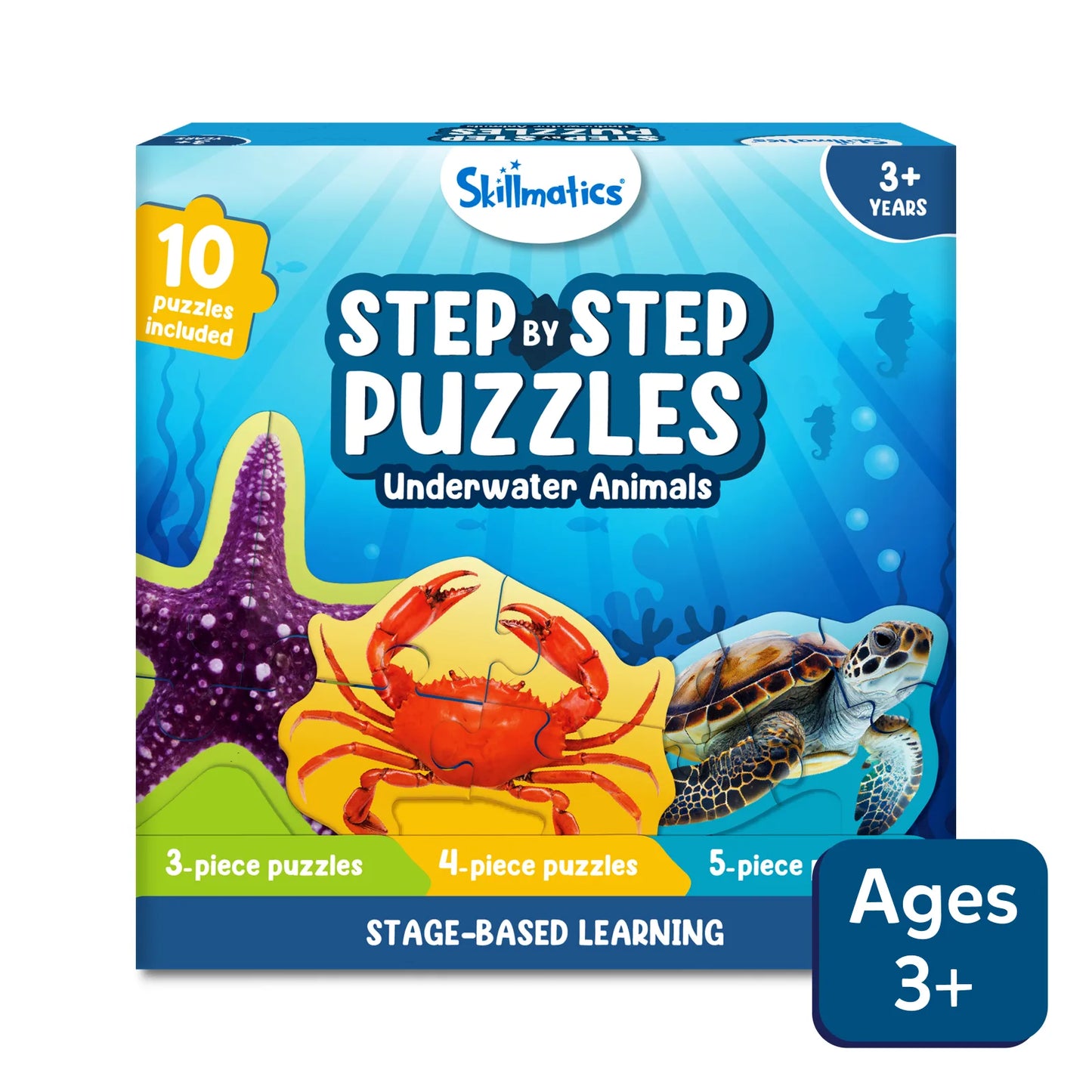 Step By Step Puzzle: Underwater Animals (ages 3+)