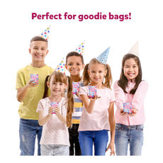 Smiling children holding Unicorn Cards 15 Packs Playing Cards Set for ages 4-7