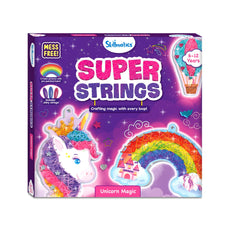 Skillmatics Super Strings Unicorn Magic craft kit for kids ages 6-12 featuring unicorn string art
