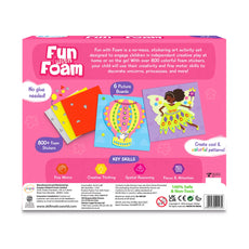 Fun with Foam sticker art set featuring unicorn and princess designs for kids ages 3-7