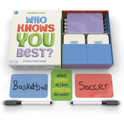 Who Knows You Best? | Family & Party Card game (ages 8+)