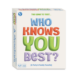 Image of Who Knows You Best Game Box for Family and Party Card Game ages 8+