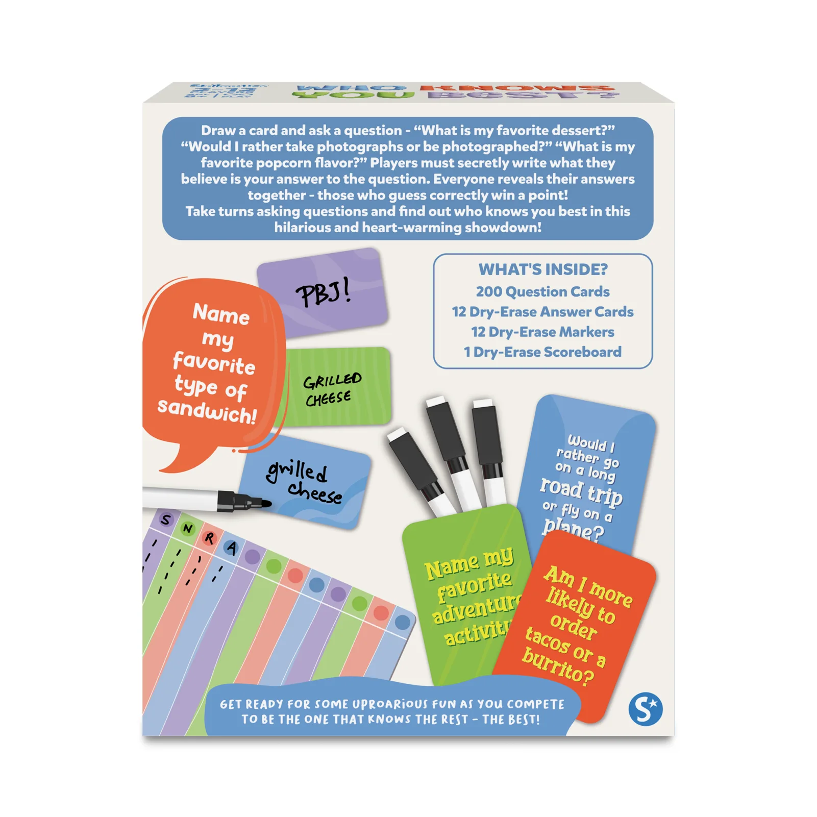 Who Knows You Best? | Family & Party Card game (ages 8+)