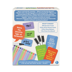 Family-friendly question game from Who Knows You Best? Family and Party Card Game