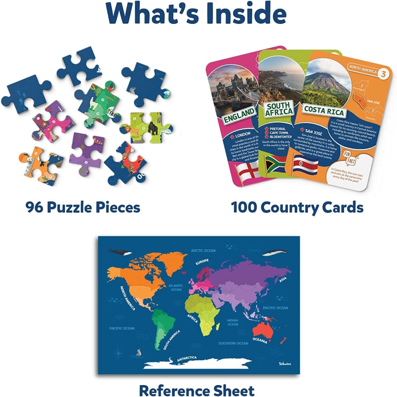 World Map Puzzle (ages 6-12)