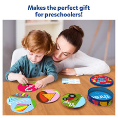 Educational preschool learning discs from Write and Learn! reusable cards for Toddlers