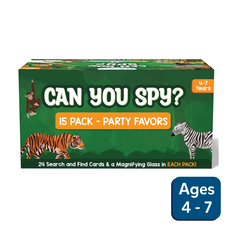 Can You Spy party favor pack for ages 4-7 with fun spy-themed surprises
