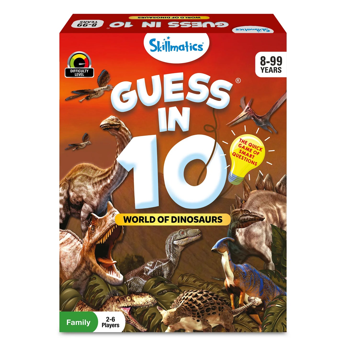 Skillmatics Card Game - Guess in 10 World of Dinosaurs, for Ages 8 and Up