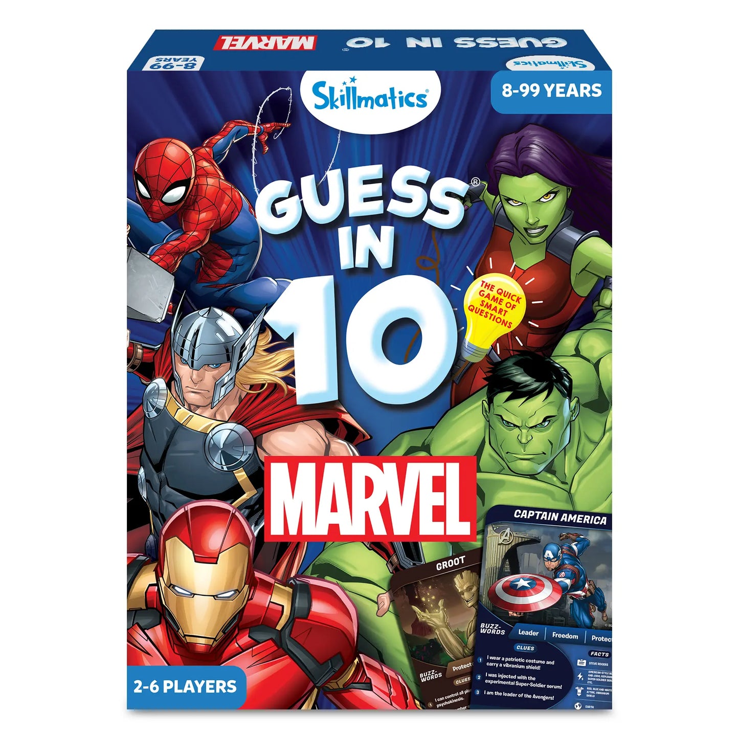 Skillmatics Marvel Card Game - Guess in 10, Gifts for Ages 8 and Up