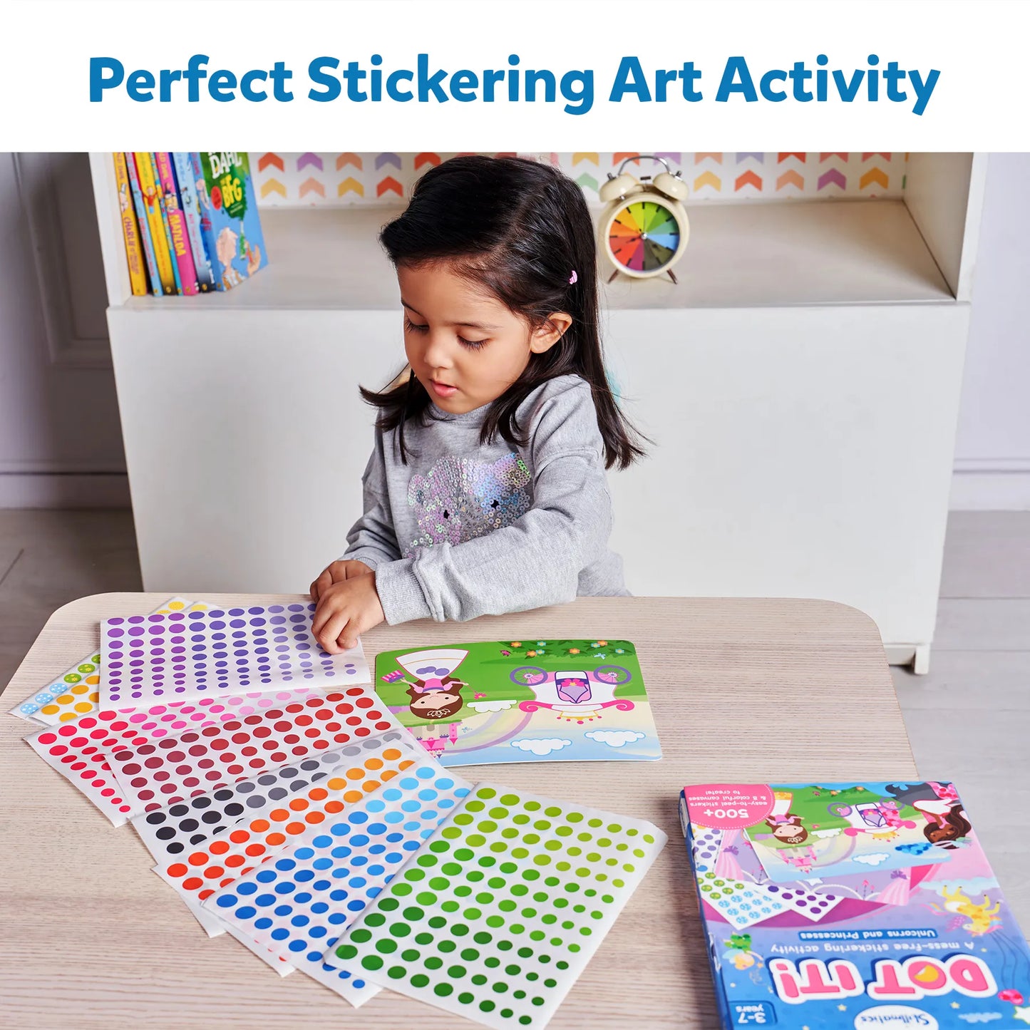 Skillmatics Dot it - No Mess Sticker Art, Unicorn & Princess Pictures