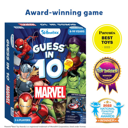 Skillmatics Marvel Card Game - Guess in 10, Gifts for Ages 8 and Up