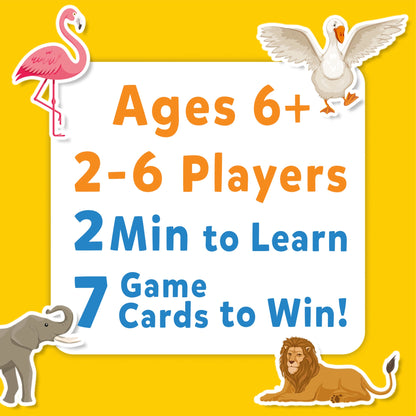 Skillmatics Card Game - Guess in 10 World of Animals, for Ages 6 and Up