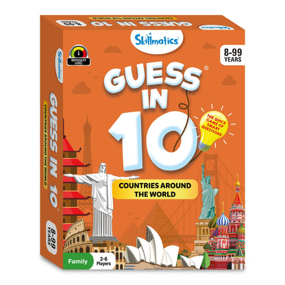 Skillmatics Guess in 10 Countries Around the World, Gifts for Ages 8 and Up