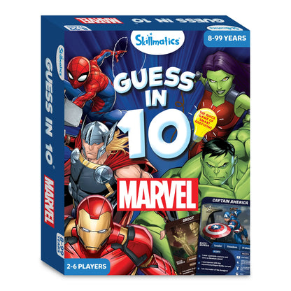 Skillmatics Marvel Card Game - Guess in 10, Gifts for Ages 8 and Up