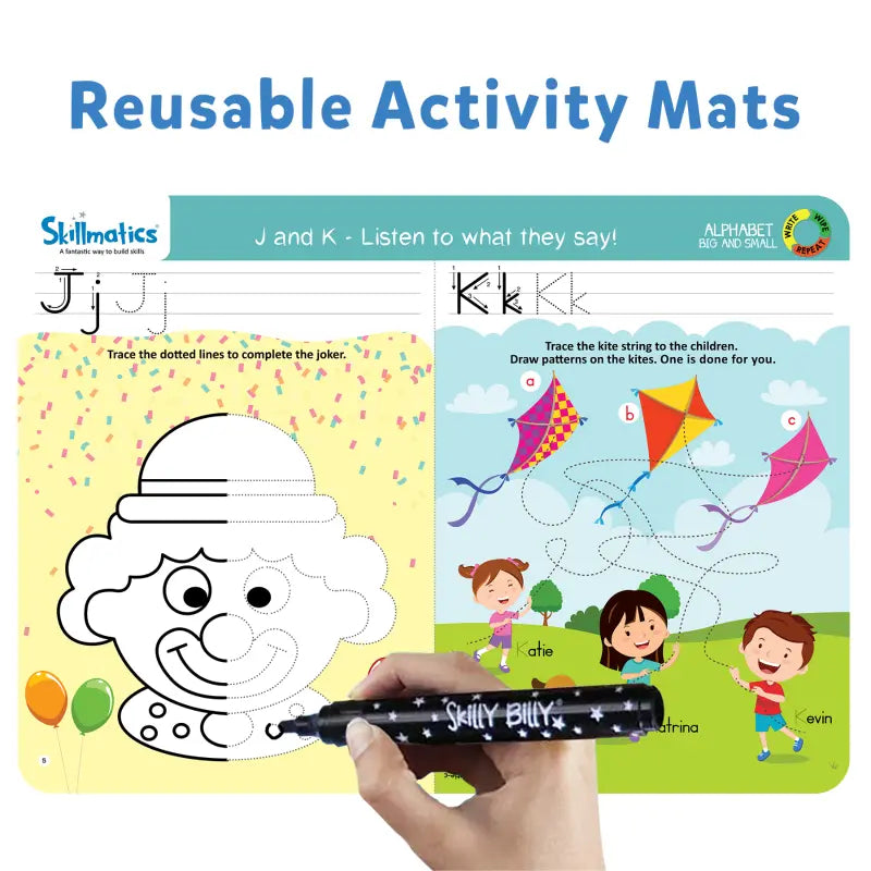 Alphabet Big and Small | Reusable Activity Mats (ages 3-6)