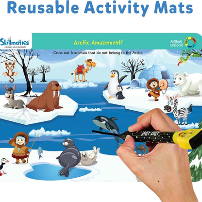 Animal Kingdom | Reusable Activity Mats (ages 3-6)