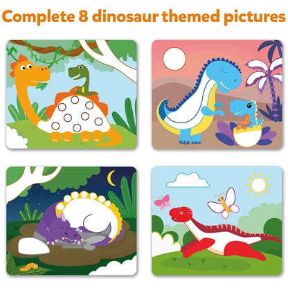 Dot it!: World of Dinosaurs | No mess sticker art (ages 3-7)